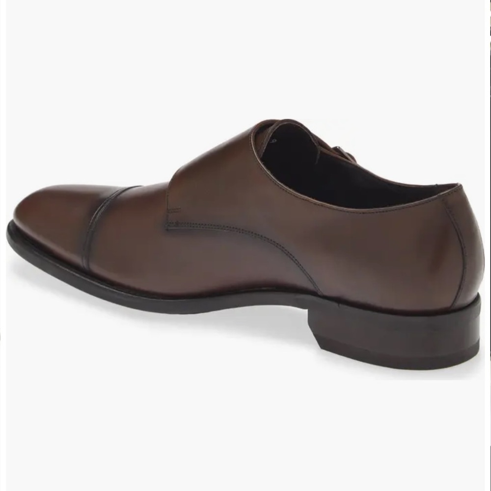 JUST IN: To Boot New York Hammill Cap Toe Double Monk Strap Shoe, Size 12US - Picture 3 of 6